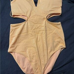 Aerie Peach One Piece Swimsuit